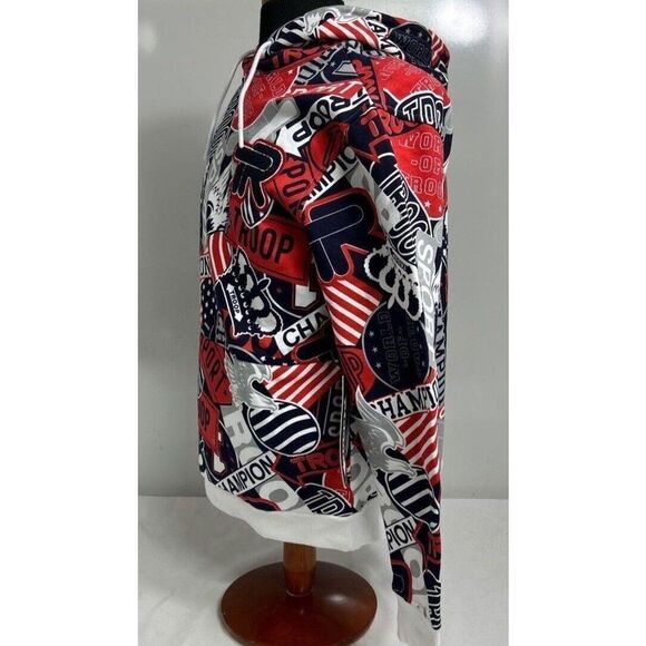 NEW WORLD OF TROOP HOODIE JUNIOR SMALL BLK/RED/MULTICOLORED - Picture 3 of 6